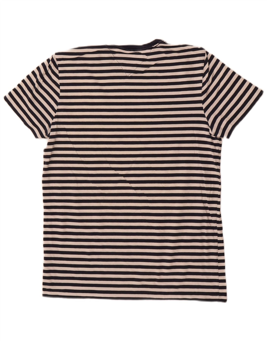Tricou pentru bărbați Tommy Hilfiger Slim Fit Top mediu din bumbac cu dungi bleumarin
