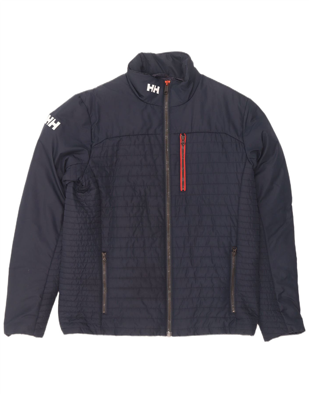 Jachetă căptușită cu grafică pentru bărbați Helly Hansen UK 42 XL poliester bleumarin