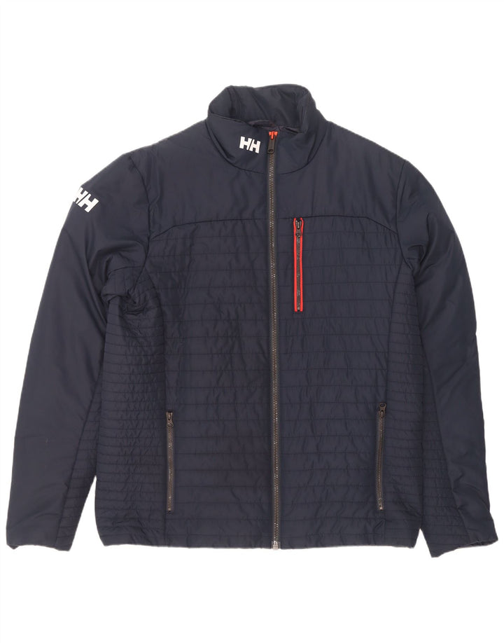 Jachetă căptușită cu grafică pentru bărbați Helly Hansen UK 42 XL poliester bleumarin