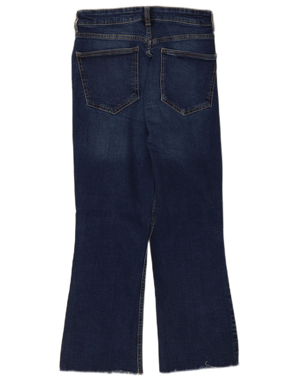Blugi evazați de damă Zara EU 40 Medium W30 L25 Bleumarin