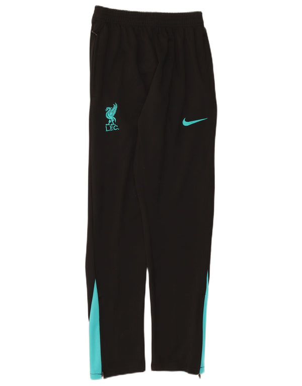 Pantaloni de trening Nike Liverpool pentru băieți 15-16 ani, negru, color block