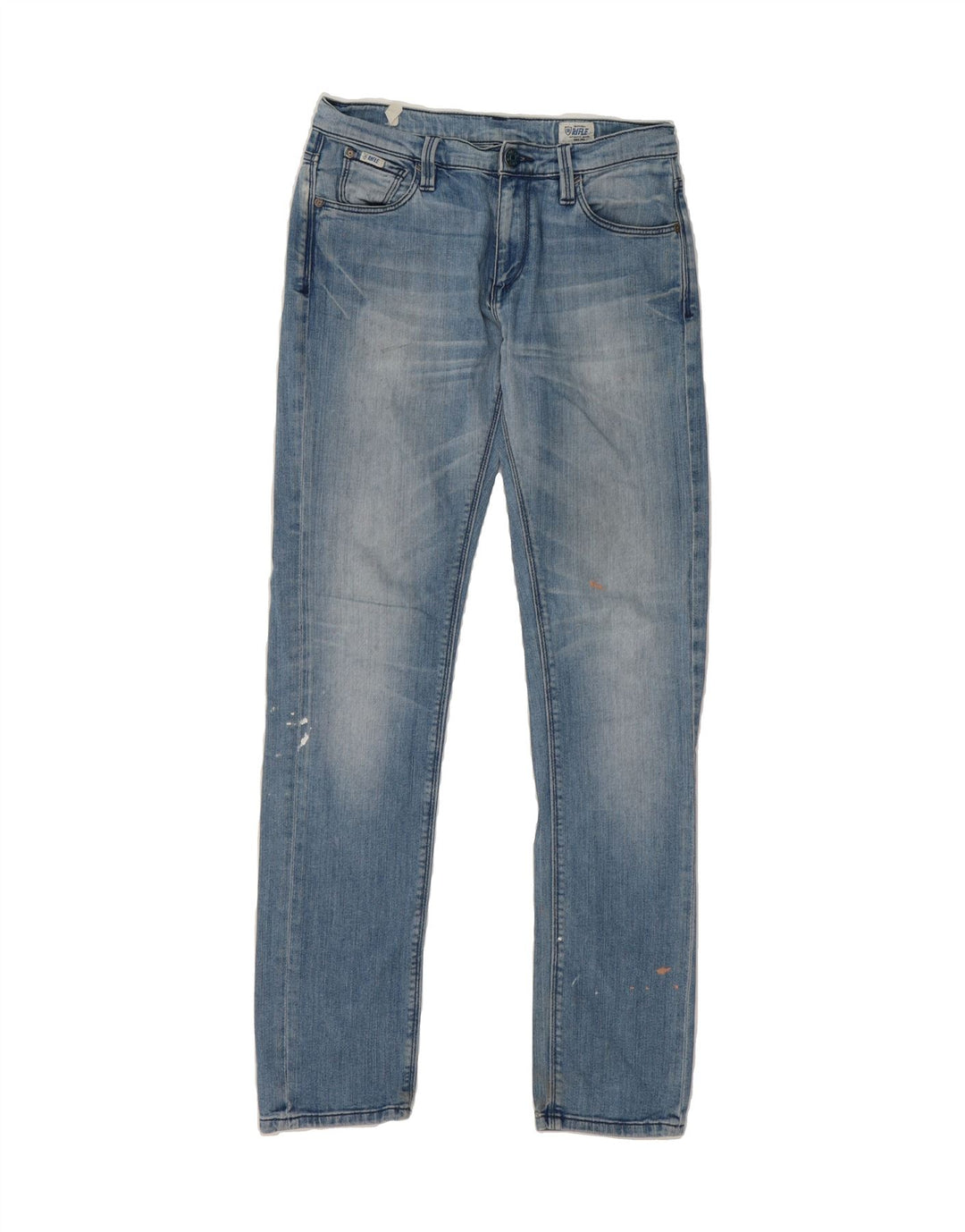 RIFLE Womens Slim Jeans W27 L32 Blue Cotton Vintage Rifle and Second-Hand Rifle from Messina Hembry 