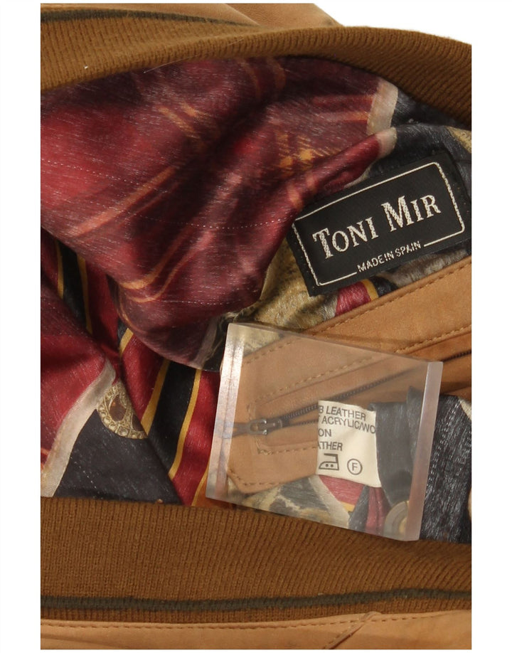 Jachetă Bomber pentru bărbați Toni Mir UK 42 XL Piele maro