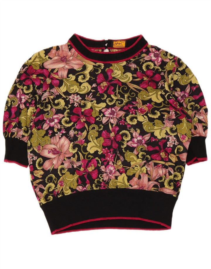 Bluză Gibi pentru femei cu mâneci 3/4 UK 14, mare, multicoloră, florală