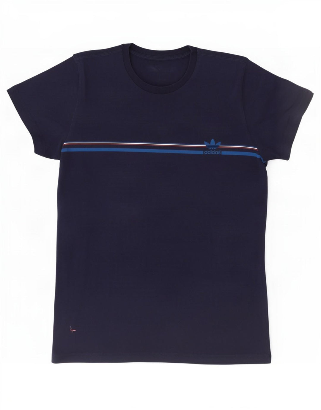 Tricou pentru bărbați Adidas Top mare bleumarin cu dungi