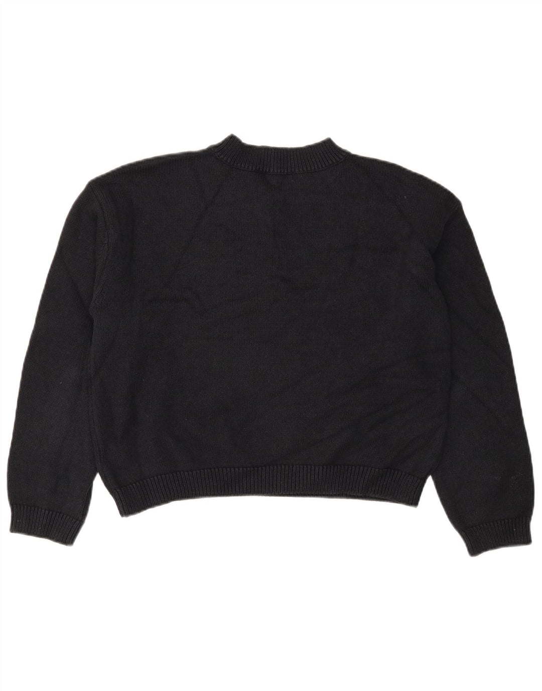 Pulover cu decolteu în V pentru femei Marks & Spencer, UK 14 Medium Negru