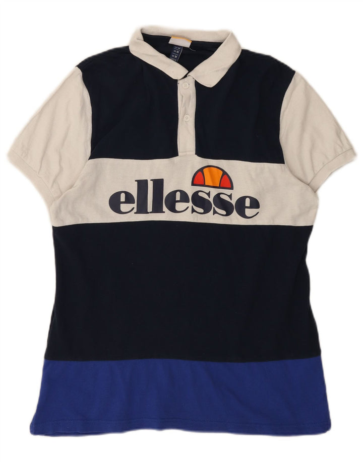 Tricou polo pentru bărbați ELLESSE, cu grafică, din bumbac multicolor, color block
