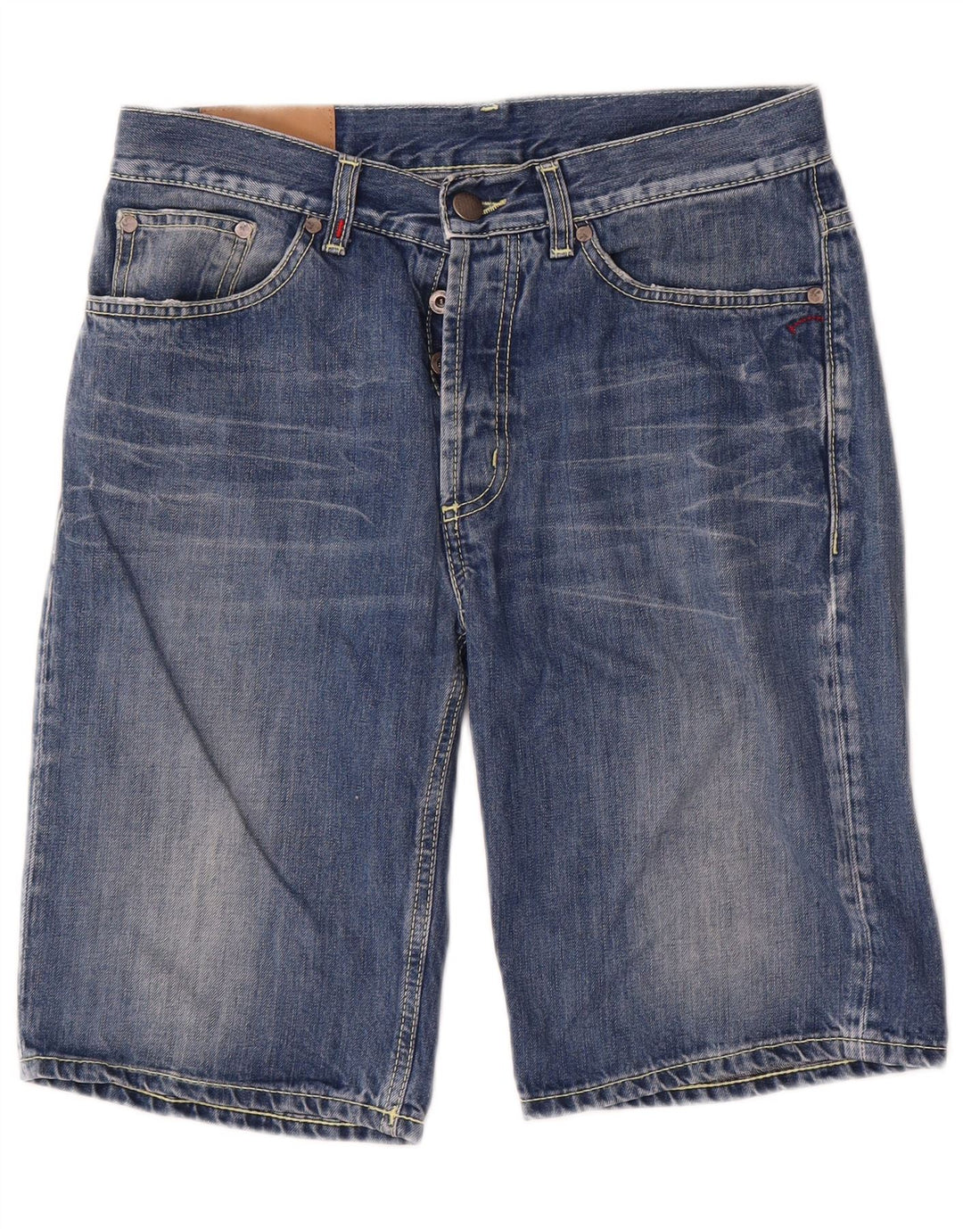 Pantaloni scurți Dondup din denim pentru bărbați W31, bumbac albastru mediu