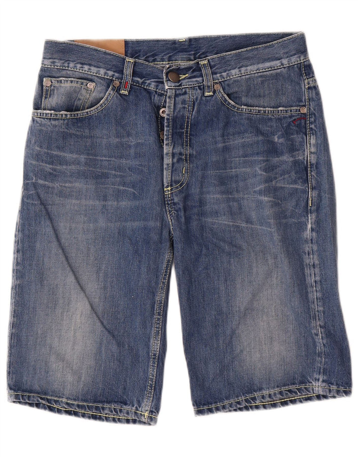 Pantaloni scurți Dondup din denim pentru bărbați W31, bumbac albastru mediu