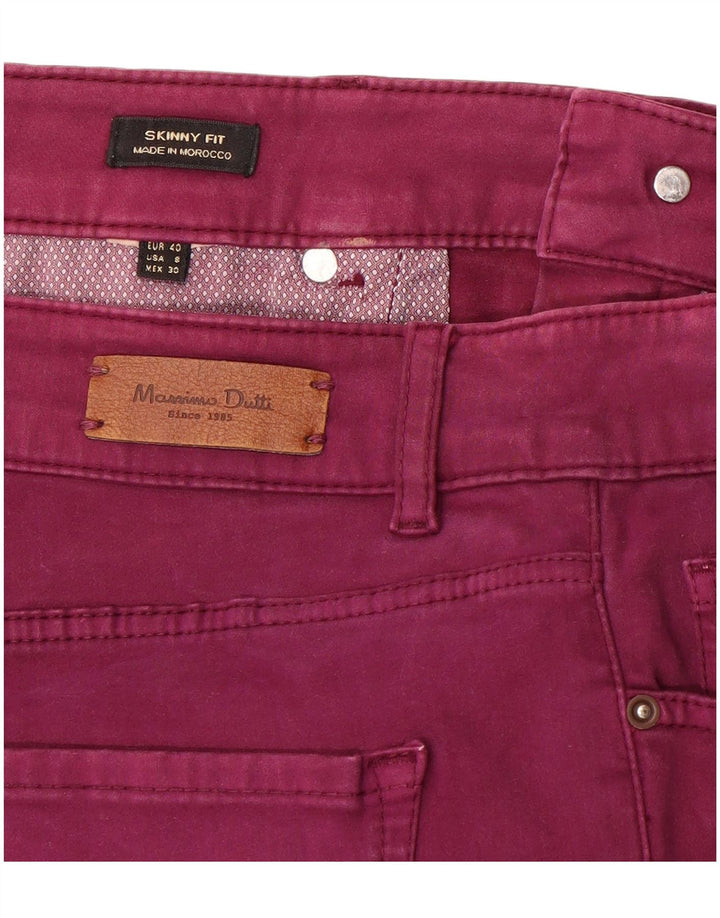 Blugi skinny Massimo Dutti pentru femei EU 40 Medium W30 L30 Violet