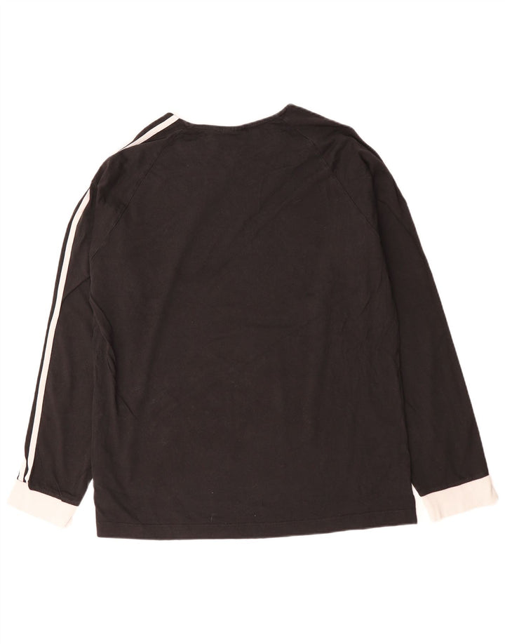 Top ADIDAS pentru bărbați cu mânecă lungă XL, bumbac negru