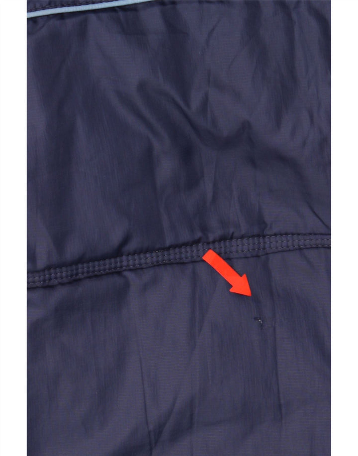 Jachetă căptușită cu glugă grafică Nike pentru băieți 12-13 ani, mare, bleumarin