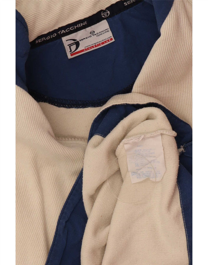 Sergio Tacchini Top cu mânecă lungă, cu fermoar, bumbac, bej mediu
