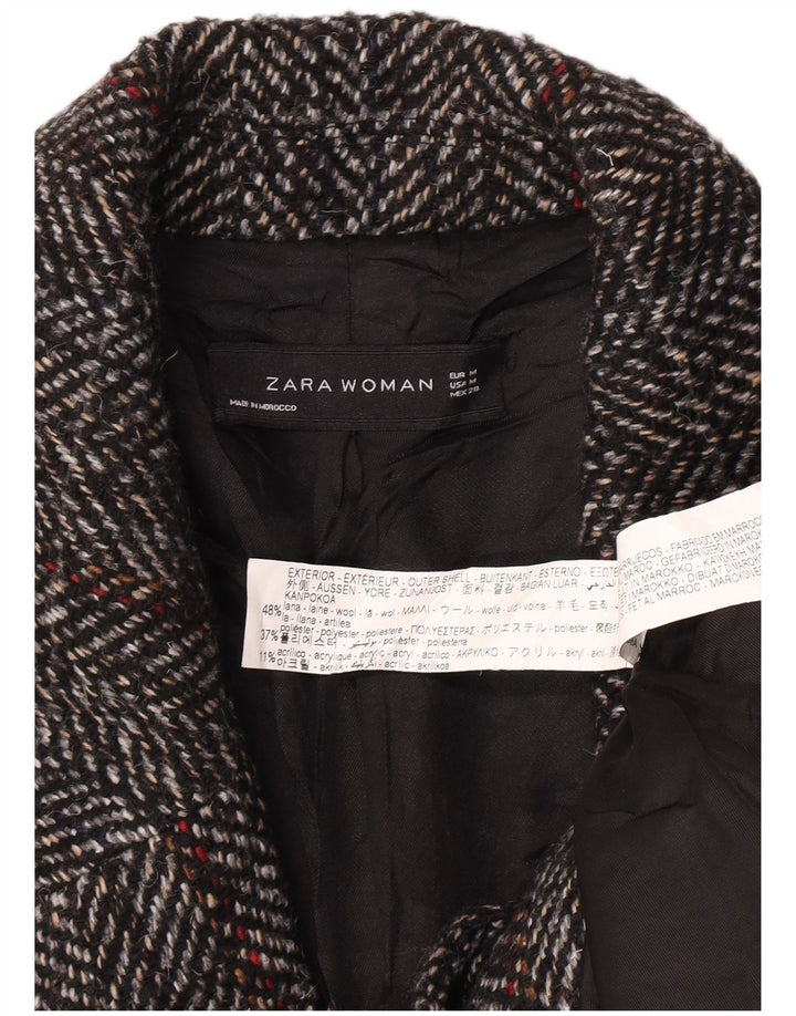 Pardesiu pentru femei Zara UK 14 Medium Gri din Lână