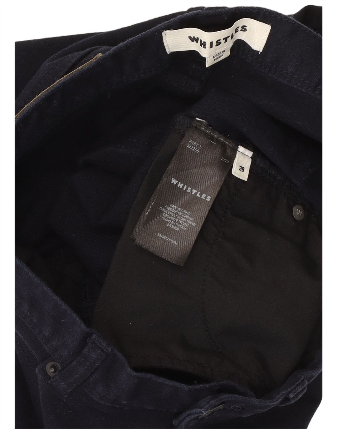 Blugi skinny pentru femei W28 L29, bumbac bleumarin