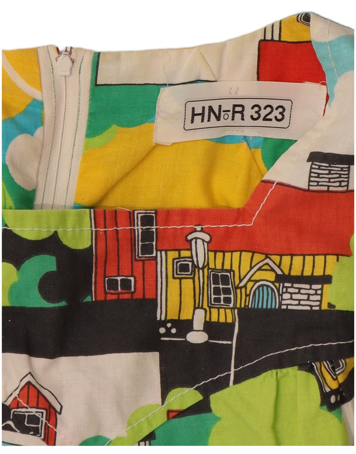 VINTAGE Rochie de bază pentru femei IT 42 Medium Multicolor Floral Noutate