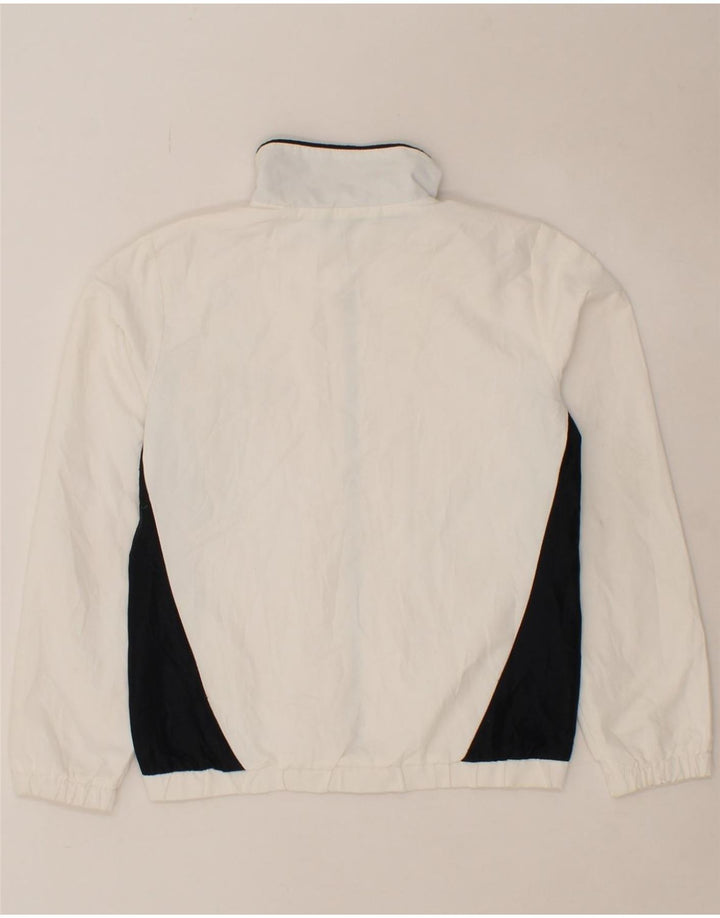 LOTTO Womens Tracksuit Top Jacket UK 14 Large White Colourblock Vintage Lotto and Second-Hand Lotto from Messina Hembry 