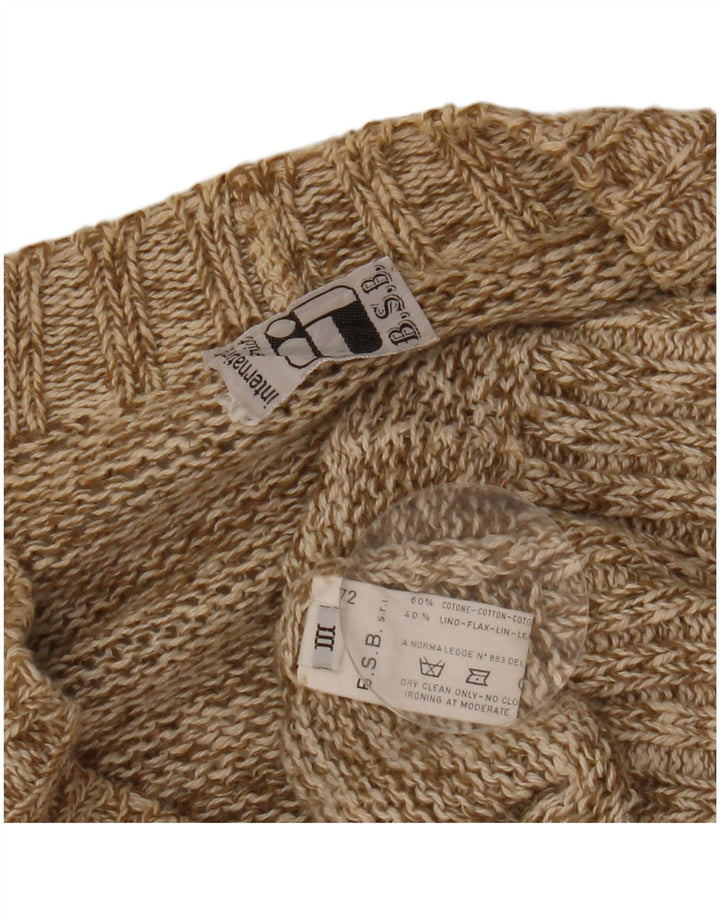 Pulover Cardigan Vintage pentru Damă UK 14 Mare, Verde, Flecked In