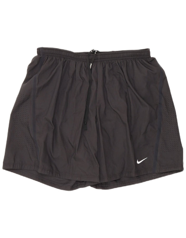 Pantaloni scurți sport Nike Dri Fit pentru femei, mari, negru, poliester