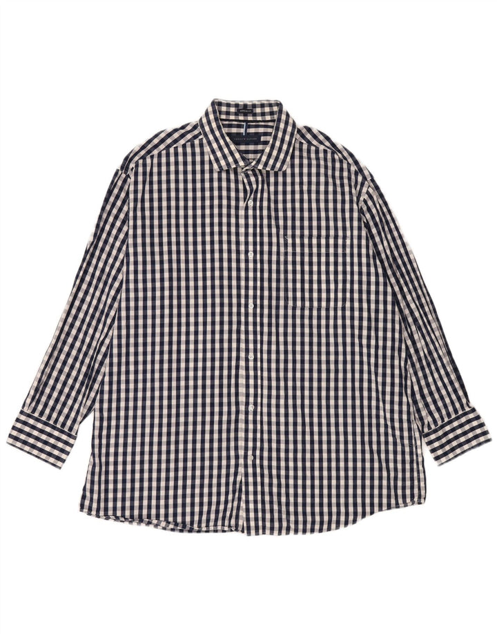Cămașă pentru bărbați Tommy Hilfiger, cu o formă regulată, mărimea 17 1/2 XL, albastru bleumarin