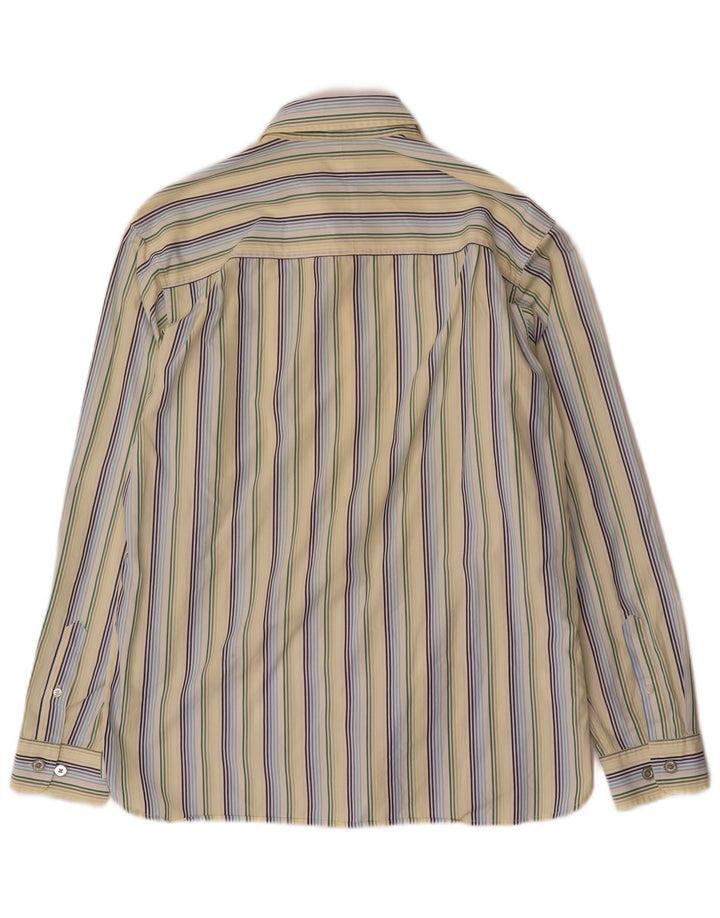 Cămașă Fred Perry pentru bărbați, bumbac cu dungi galbene mari