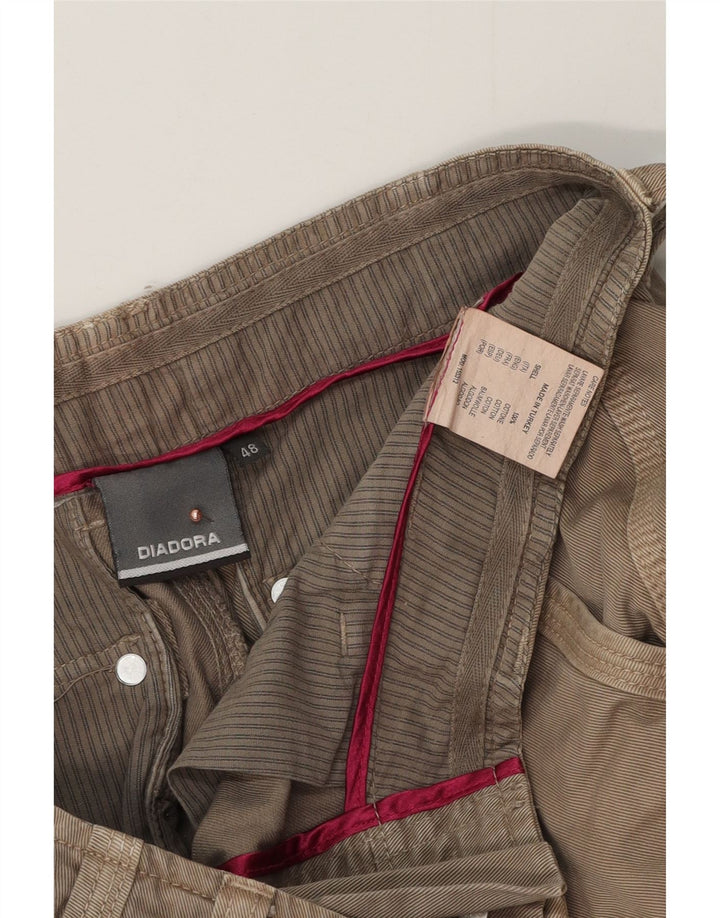 Diadora Mens Cargo Shorts IT 48 Medium W34 Bej Bumbac