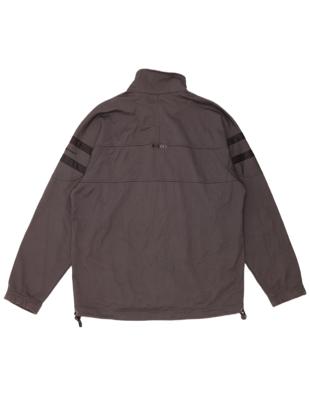 Jachetă de top pentru trening ASICS pentru bărbați, poliester gri XS