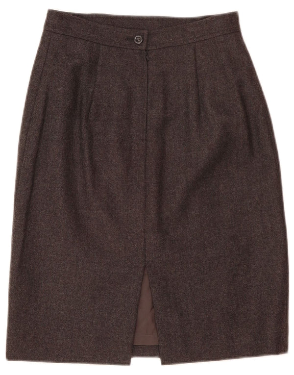 Fusta dreaptă pentru femei UNGARO IT 40 Small W26 Gri Cupro
