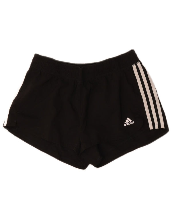 Pantaloni scurți sport Aeroready pentru femei Adidas UK 8/10 Poliester negru mic