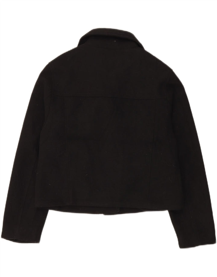 Jachetă Bomber Crop pentru Damă Zara UK 38 Poliester Negru Mediu
