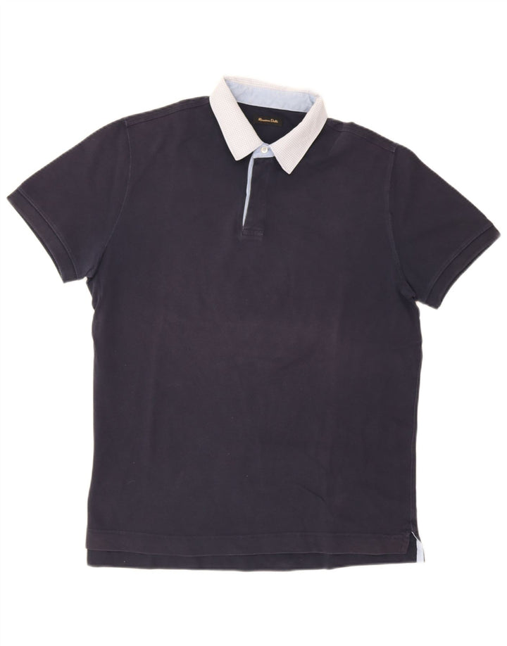 Tricou polo Massimo Dutti pentru bărbați, mare bleumarin