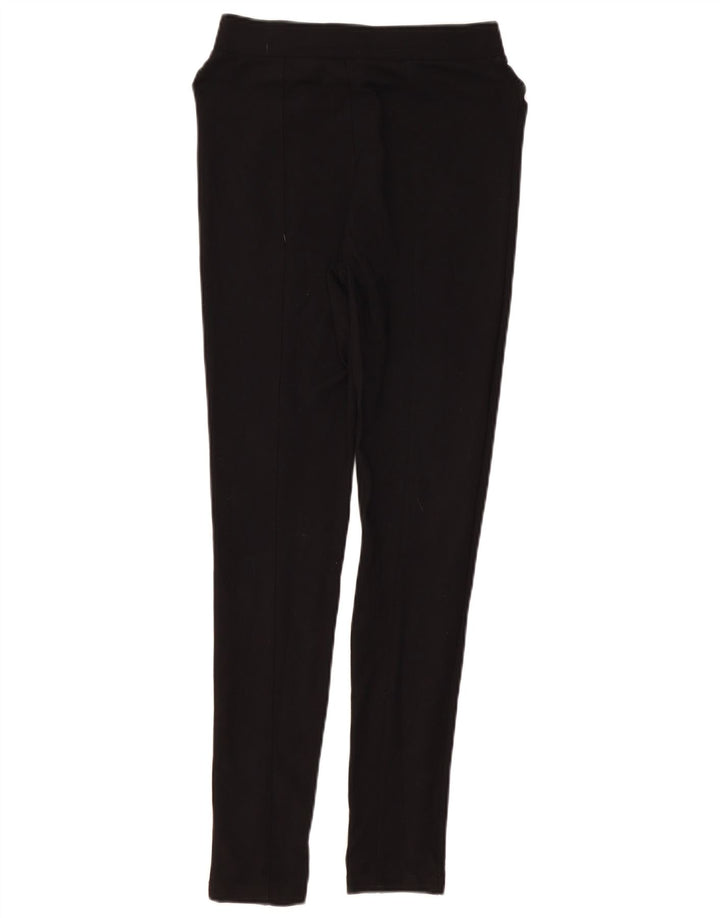 Calvin Klein Leggings cu grafică pentru femei UK 10 Small Black Viscose