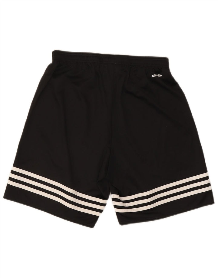 Pantaloni scurți sport adidas Climalite pentru bărbați, poliester negru mic