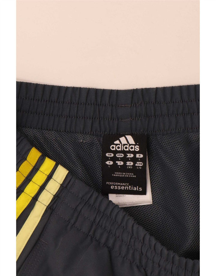 Pantaloni scurți sport pentru bărbați Adidas Climalite, mari, gri din poliester