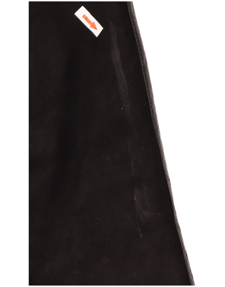 Palton supradimensionat din shearling pentru femei Skinni IT 40 Small Black Shearling