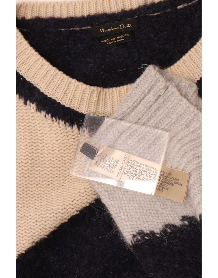 Pulover pentru damă Massimo Dutti cu gât barcă UK 10 mic multicolor