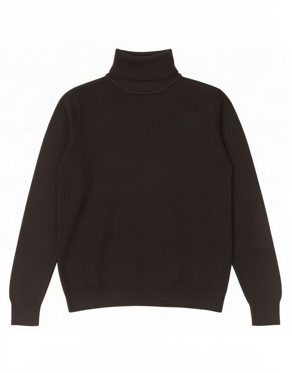Marks & Spencer Pulover cu gât rulat pentru femei UK 14 mare, gri acrilic