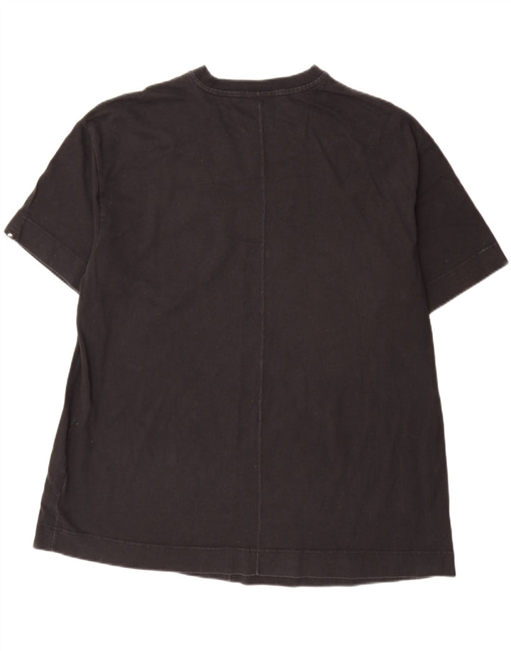Tricou grafic Nike pentru bărbați Top mediu negru bumbac