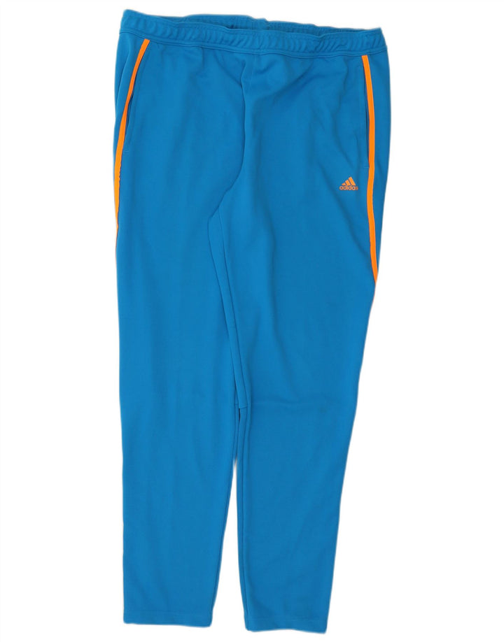 Pantaloni de trening Adidas Climalite pentru bărbați XL, poliester, albastru