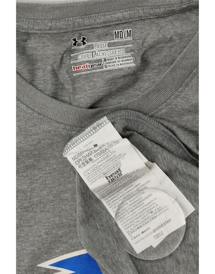 Tricou grafic pentru bărbați UNDER ARMOUR Top Medium Gri Poliester