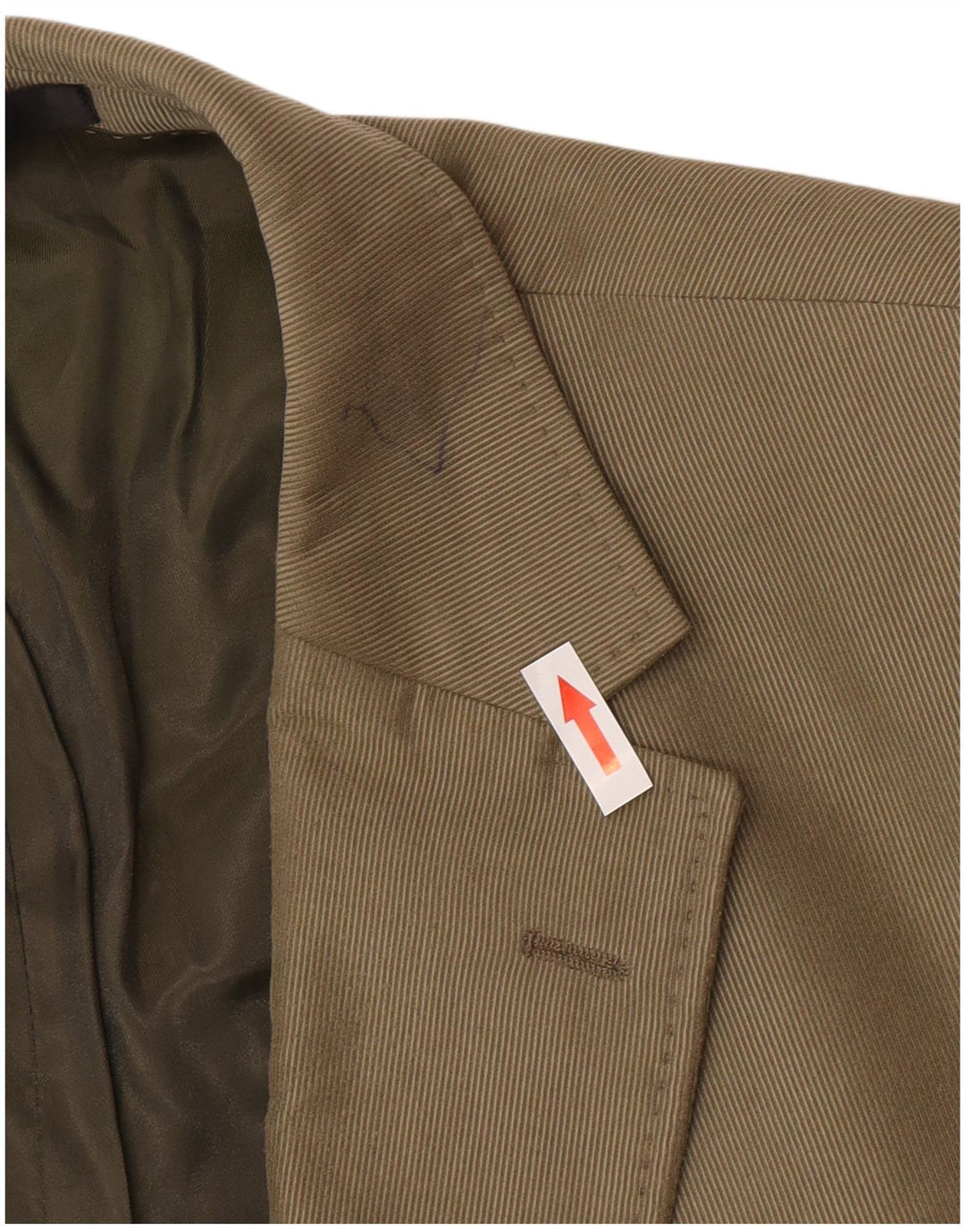 Jachetă pentru bărbați Marks & Spencer, lungă cu 2 nasturi, UK 48 2XL, poliester verde
