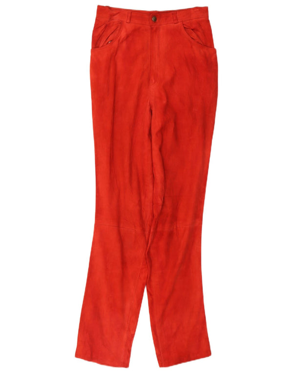 Pantaloni casual slim pentru femei Yoko IT 42 Medium W28 L31 Roșu