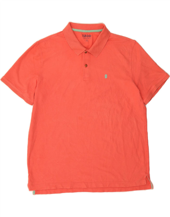 IZOD Mens Polo Shirt 2XL Orange Vintage Izod and Second-Hand Izod from Messina Hembry 