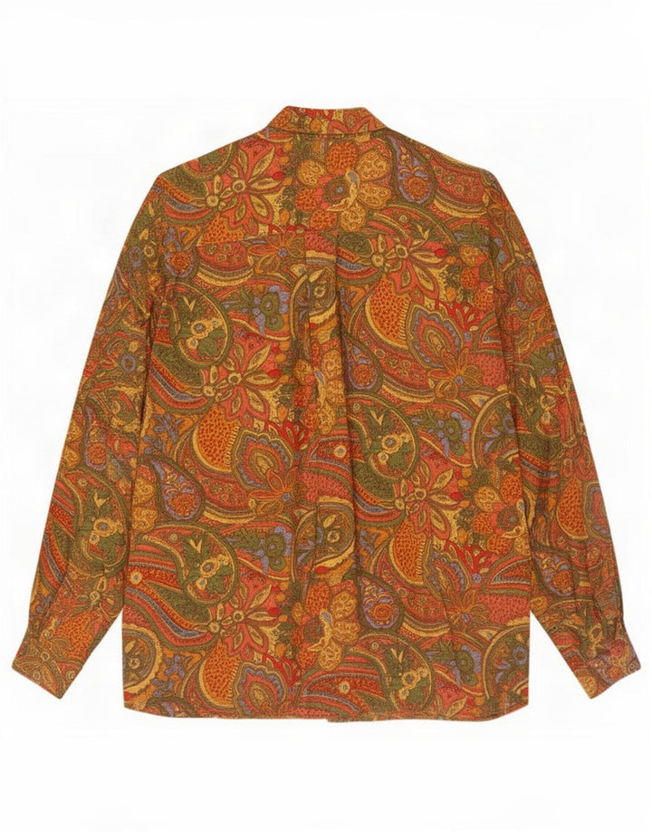 Cămașă Vintage pentru femei supradimensionată EU 40 Medium Multicolor Paisley