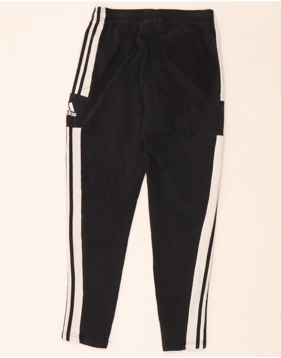 Pantaloni de trening ADIDAS pentru bărbați, bumbac mediu negru