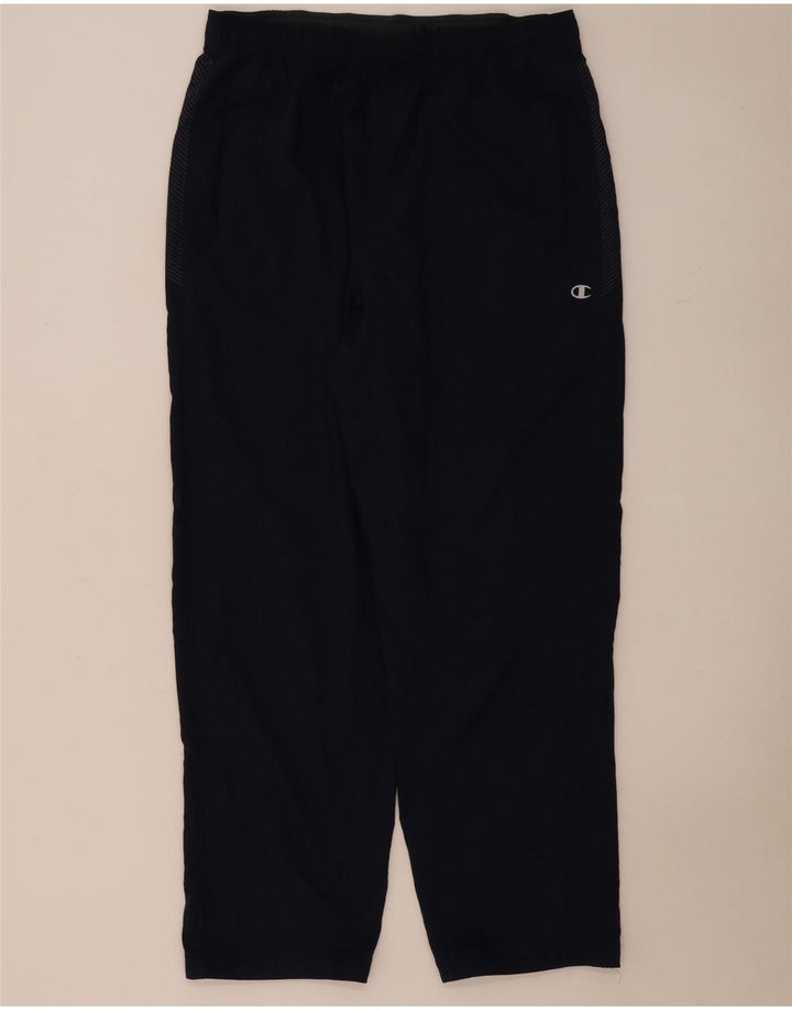 Pantaloni de trening pentru bărbați CHAMPION XL poliester bleumarin