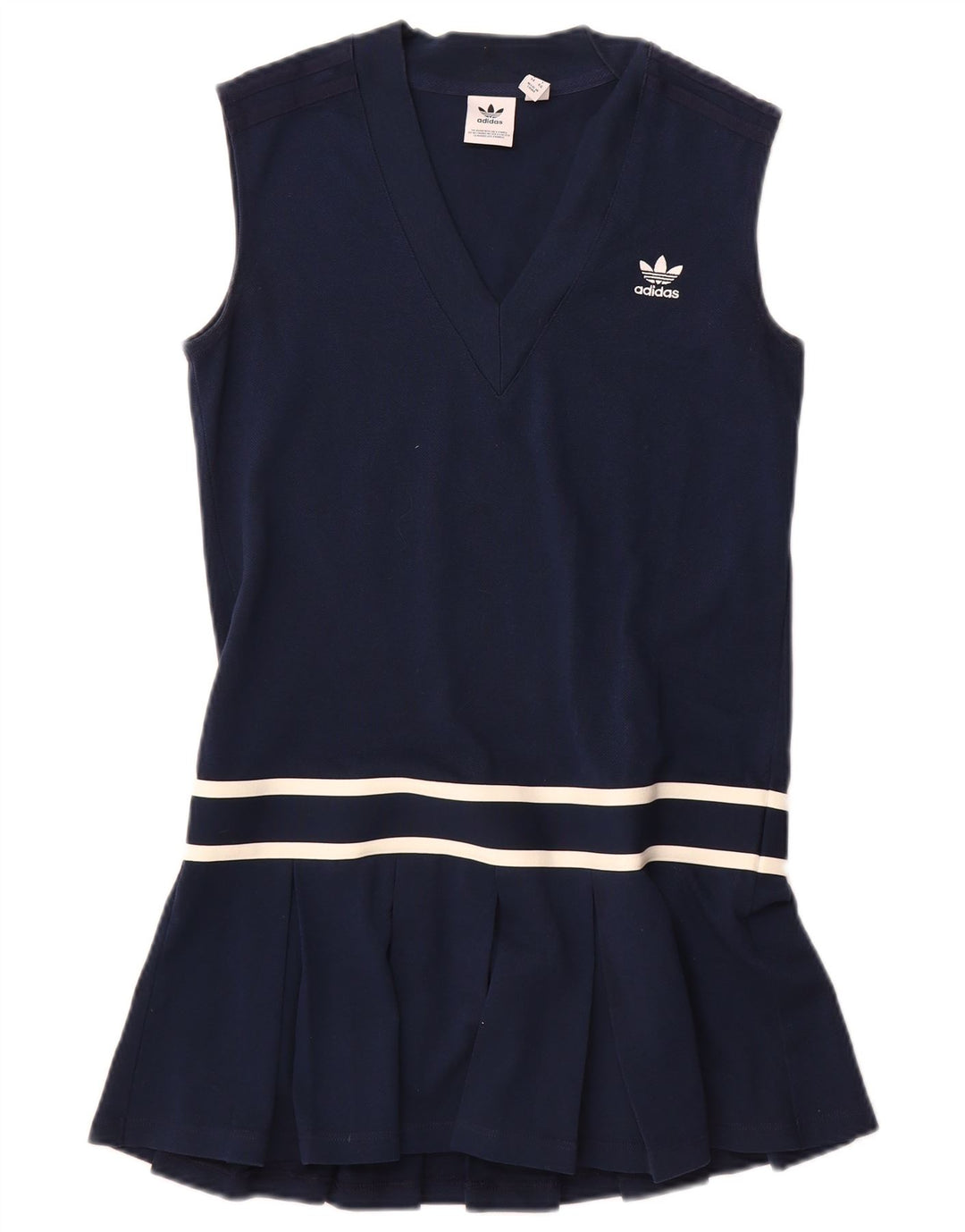 Rochie de tenis Adidas pentru femei UK 8 Small, bleumarin, poliester