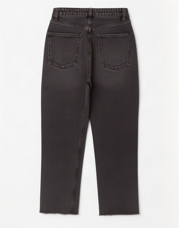 Blugi conici cu talie înaltă pentru femei Zara EU 36 XS L26 L24 Negri