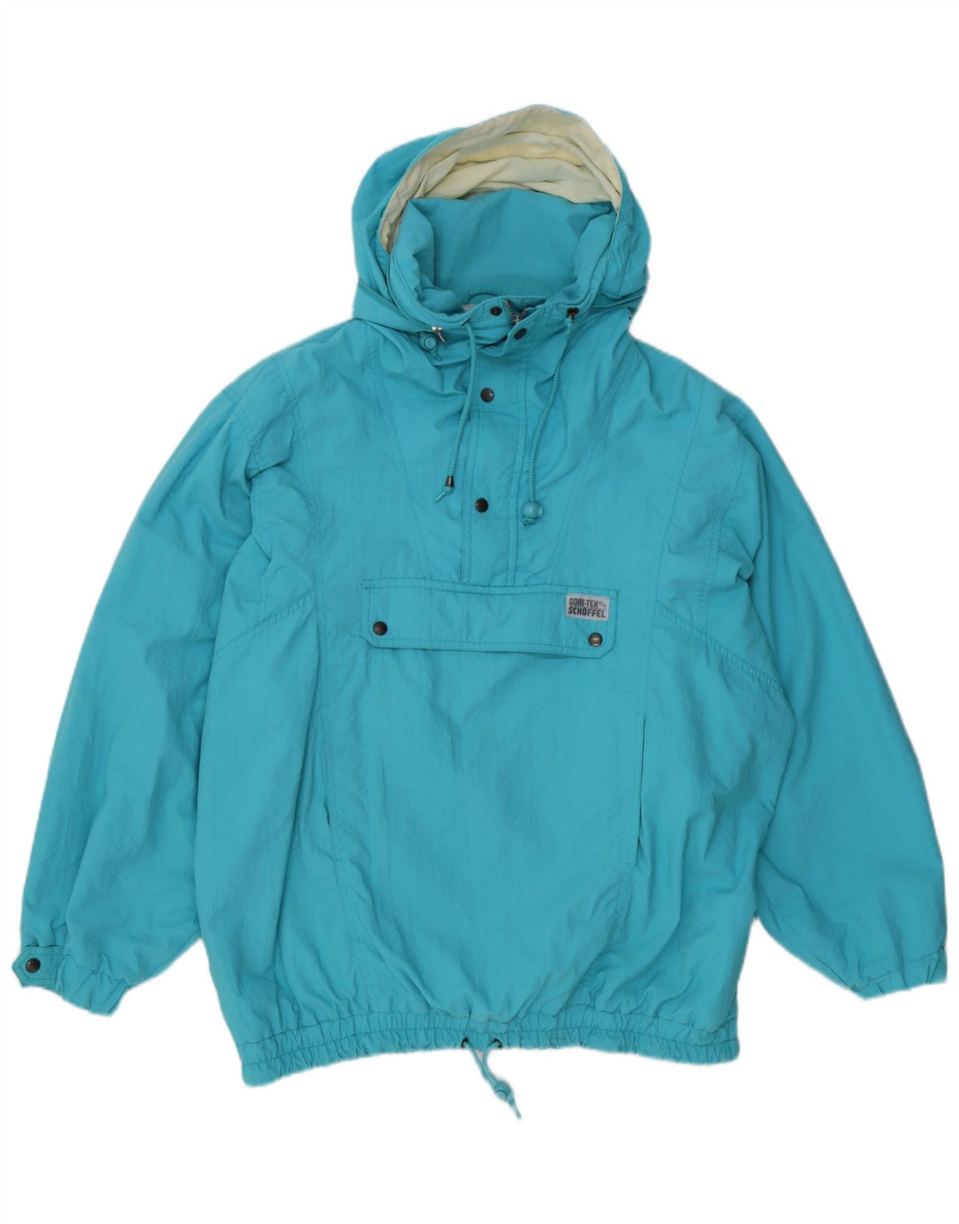 SCHOFFEL Jachetă Anorak pentru bărbați Gore-Tex cu glugă, cu tăiere lentă, EU 48, albastru mediu