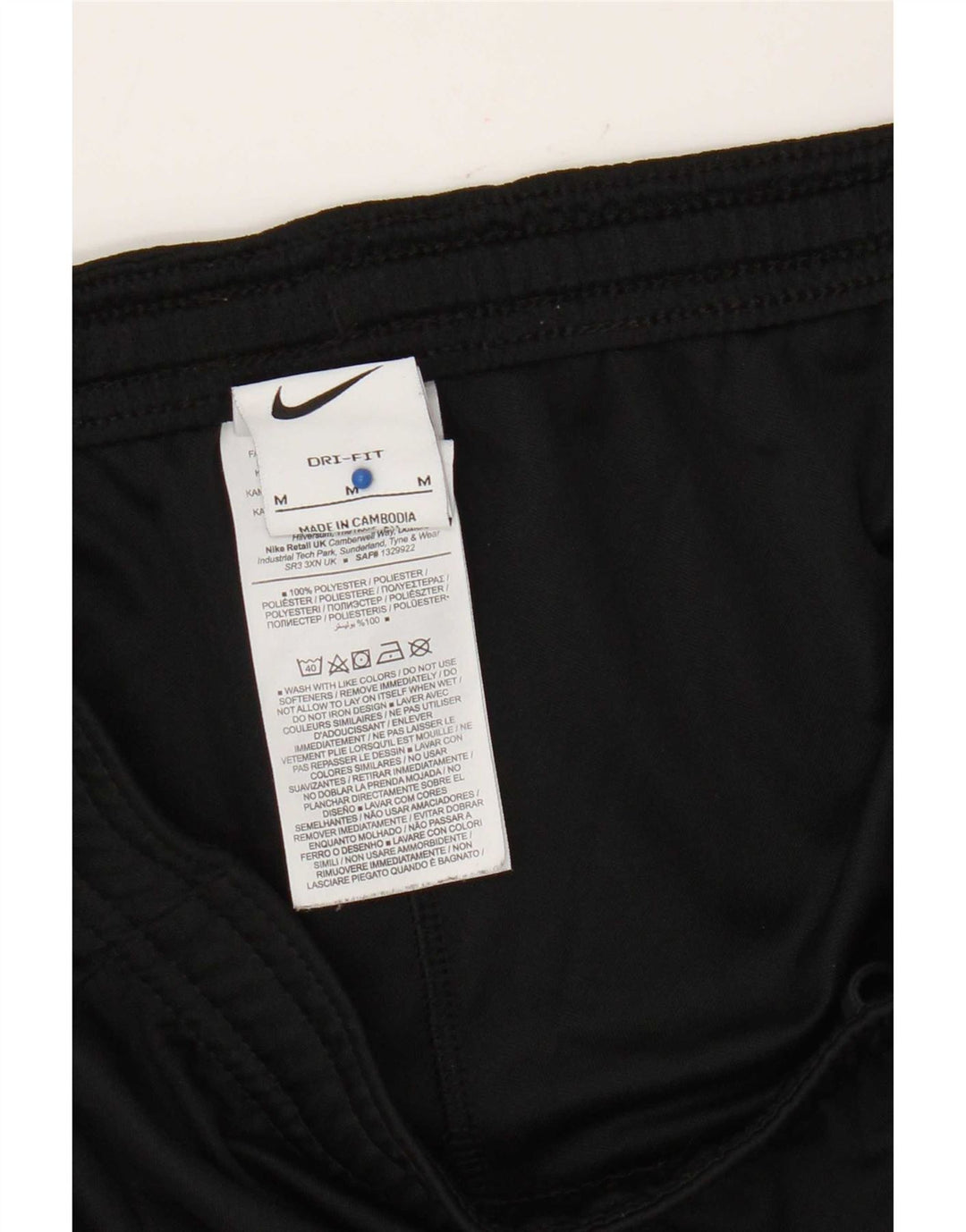 Pantaloni scurți sport Nike Dri Fit pentru bărbați, poliester mediu negru